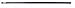 Basic Beat 11" Plastic Cleaning Rod for Soprano Recorder