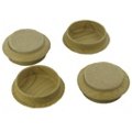 Non-Slip Wood Grain Effect Castor Cups For Wooden Floors, 44mm pack of 4