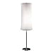 Sonneman SM-3134-10B - Sonneman Lightweights Floor Lamp - Satin Aluminum with Blue Spandex Shade