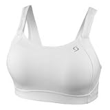 Moving Comfort Women's Fiona Bra, White, 34B