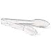 Carlisle 411207 Clear 11-3/4-Inch Carly Utility Tong (Case of 12)