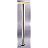 34-1 2 Tapered Tall Legs - Set Of 4 - Chrome Polished by tablelegsonline.com