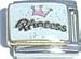 Clearly Charming Princess with Crown Italian Charm Bracelet Link