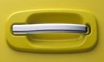 All Sales MFG Billet Aluminum Tailgate HandleChromeChevroletSuburban2000 to 2006Dimpled Design (Fits Rear Door) Single Handle, Handle Only