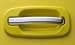 All Sales MFG Billet Aluminum Custom Replacement Door Handles Plain Cadillac Escalade 2007 to 2008 Brushed Chrome, One Pair, Handles Only
