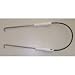 Carlisle 4014402 Stainless Steel 304 Drain Opener with Plastic Handle, 39-1/2" Length x 1-3/4" Width x 1" Height, White