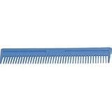 PARTRADE 244031 PLASTIC GROOMING COMB 9 - BLUE