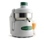 Omega J4000 - Pulp Ejection Juicer w/ Surgical Stainless Steel Bowl, White