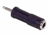Olympus PA 1 - Audio adapter - sub-mini phone mono 2.5 mm (M) - mini-phone mono 3.5 mm (F) - black