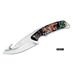 Buck 693CM Alpha Hunter, Guthook, Fixed Blade Knife with Camo Handles