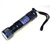 SE 8 LED + 1 Laser Pointer Flashlight, Black
