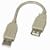 6 Inch Fully Rated USB Extension Cable A-a