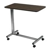 Drive Medical Non Tilt Top Overbed Table, Silver Vein ~ Drive Medical