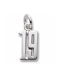Number 19 Charm