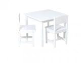 KidKraft Personalized Aspen Table and Chair Set ,White