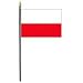 Republic of Poland Miniature Flag