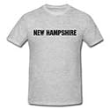 NEW HAMPSHIRE - State-series - Heather Grey or White T-shirt
