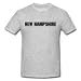 NEW HAMPSHIRE - State-series - Heather Grey or White T-shirt