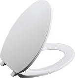 Tools & Hardware : KOHLER K-4664-95 Brevia Elongated Toilet Seat, Ice Grey