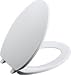 KOHLER 4664-95 Brevia Elongated Toilet Seat, Ice Grey