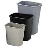RUB306700BK - Free-Swinging Lid for 10-1/4-Gallon Soft Molded Plastic Wastebasket
