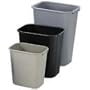 RUB306700BK - Free-Swinging Lid for 10-1/4-Gallon Soft Molded Plastic Wastebasket