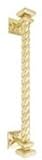 24 Cast Brass Door Pull Rope Style (US3 Polished Brass)