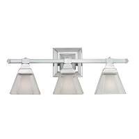 Sea Gull Lighting 40041-05 Buckingham Three-Light Vanity, Chrome Finish by Sea Gull Lighting