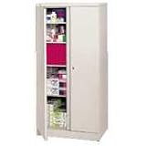 Storage Cabinets, Two Point Locking, 36x18x72, Putty