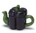 Dollhouse Miniature Purple Bell Pepper Teapot