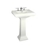 Kohler K-2238-4 Memoirs Pedestal Bathroom Sink with 4 Centers