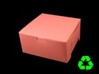 8 x 8 x 4 Four Counts Pink Jumbo Size Cupcake Box