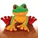 Tree Frog Lil Kinz and Free NEW Pack of Trading Cards (5in)