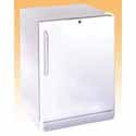 Commercial Compact White Refrigerator One Solid Door, 5.5 Cu. Ft.