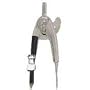 Ball Bearing Compass, Pencil Lock, 12"Diameter Capacity, Silver (SPR01491) Category: Compasses and Protractors
