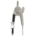 Ball Bearing Compass, Pencil Lock, 12"Diameter Capacity, Silver (SPR01491) Category: Compasses and Protractors