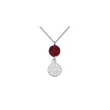 Detroit Pistons Ovation Crystal Necklace