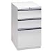 20000 Series Mobile Pedestal File, 3-Drawer: 2 Box/1 File, 19-7/8d, Light Gray (HON23720Q)