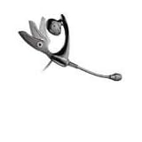 PLANTRONICS MS200 AVIATION BEHIND-EAR HEADSET NC 2 CONNECTOR (Retail)