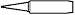 Hakko Soldering Tip, .02", 900 Series, Medium
