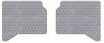 Suzuki Sidekick Custom-Fit All-Weather Rubber Floor Mats 2 Pc 2nd Seat - 4 Door - Light Gray (1995 95 ) AMSD4CM435125||805KG389