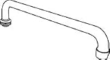 Tools & Hardware : Central Brass SU-363-MA Spout 14-Inch Tube With Aerator, Chrome