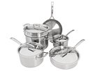Le Creuset Tri-Ply 10-Piece Set Cookware Sets - Gray