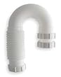 Industrial Grade 1PPC4 J Bend, Plastic, Pipe 1 1/2 In, Poly