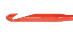 Bulk Buy: Red Heart Crystalites Acrylic Crochet Hooks 5 1/2" Size H/8 Red 82407-H (3-Pack)