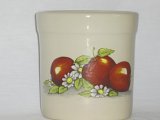 1 2 Gal Jar with Apples by Shakers & Thangs Pottery, Inc.