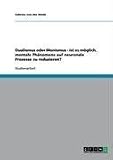 Dualismus oder Monismus - ist es m�glich, mentale Ph�nomene auf neuronale Prozesse zu reduzieren?