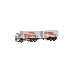 H0 Mb Gardinenp.-Lkw M.Anh."Euro Leasing