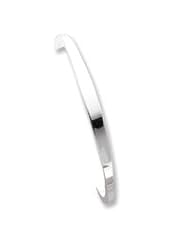 Sterling Silver Fancy Cuff Bangle Bracelet QB100"