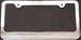 Blank Chrome Metal License Plate Frame